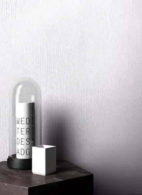 Produktbild von NEWROOM Tapete Weiß Vliestapete Leicht Glänzend - Unitapete Uni   Streifen Einfarbig Streifentapete Modern Strukturtapete