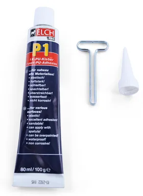 Produktbild von Karosserie Kleber 80ml Tube für Spoiler Heckspoiler 1x Elch Pro P1 1K-PU-Kleber