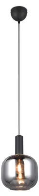 Obrázok produktu pre TRIO-Leuchten závesné svietidlo DIVA DH 20x150 cm čierna závesná lampa závesné svietidlo