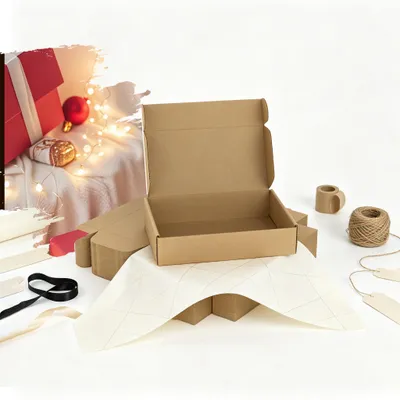 Produktbild von YARDIN 80 Stück Faltkarton 20 x 15 x 5 cm Wellpappe Karton Box Maxibrief Großbrief Versandkarton Warensendungen Kleinwaren Dokumente Geschenkverpackung