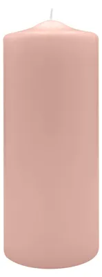 Produktbild von Spitzkopf Stumpen Kerzen Taupe Rosa 25 x Ø 9 cm, 6 Stück