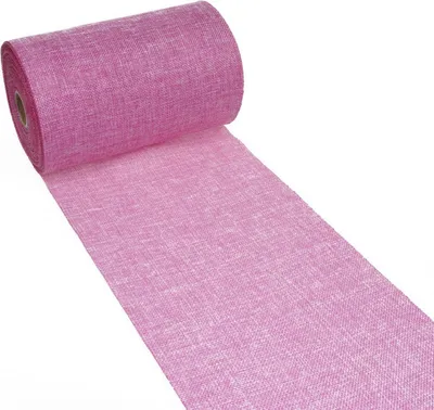 Produktbild von Tischläufer Shabby Chic in Leinenoptik 20cm - rosa - 5m - 69-200-5-13