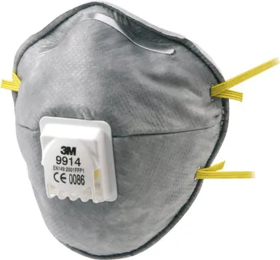 Produktbild von 3M 9914 Einweg-FFP1-Staubmaske mit x5-Ventil