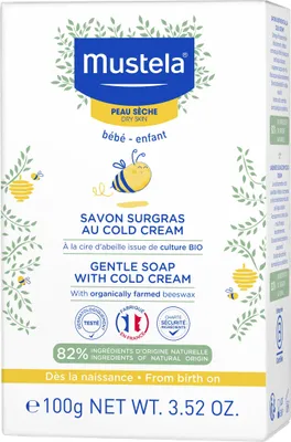 Produktbild von Mustela Bebe Gentle Soap With Cold Cream 100g