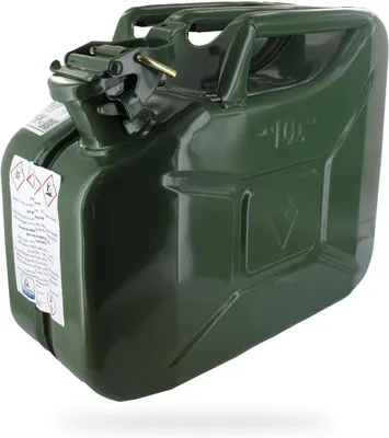 Obrázok produktu pre Kovový kanister 10 l, zelený, na kempovanie
