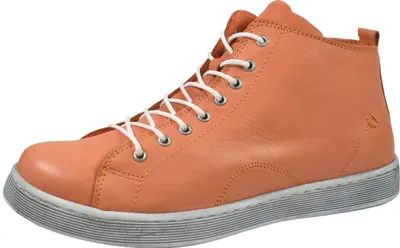 Produktbild von Andrea Conti Damen Stiefelette Lederfußbett Reißverschluss Schnürung 0348734, Größe:42 EU, Farbe:Orange