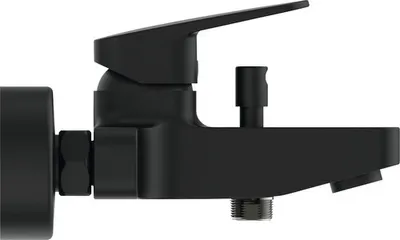 Produktbild von Ideal Standard Badearmatur Ceraplan Aufputz, Ausladung 115-120mm BD256XG Schwarz (Silk Black)