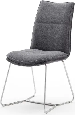Produktbild von Esszimmerstuhl Stuhl Stühle Esszimmer Polsterstuhl "HAMPTON I" anthrazit