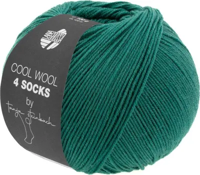 Produktbild von Lana Grossa - Cool Wool 4 Socks Uni 7719 petrol
