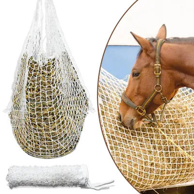 Image de Clôture pour chevaux Eikuavons, dimensions 160 x 100 cm, maille fine de 3 x 3 cm, résistante à la déchirure, 1 pièce