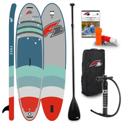 Produktbild von F2 SUP Stand Up Paddle Board Free V2 354cm 11,6 Grau/Blau/Rot