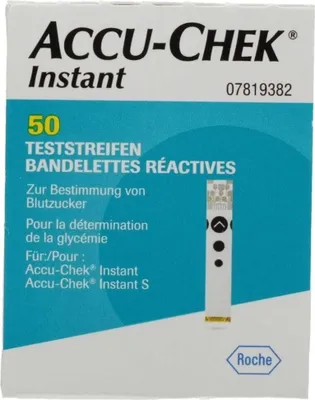 Produktbild von ACCU-CHEK Instant Teststreifen 50 St, PZN 4015630067114