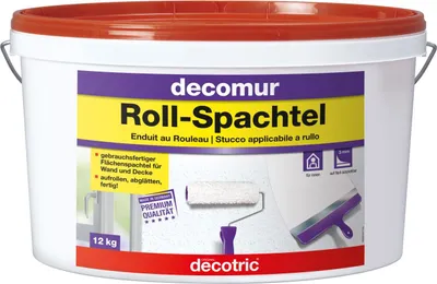 Produktbild von Decotric Glatte Wand Roll-Spachtel 12 kg