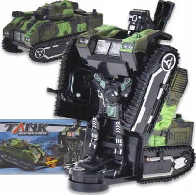 Obrázek produktu pro Lolex | RC Battle Tank - transformovatelný robot - hračka 2 v 1 - maskovací design - dárek pro děti