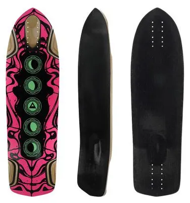 Obrázek produktu pro PANTHEON Tortuga Deck – Skateboardingová deska, 8 vrstev javorového dřeva – Tříosé vlákno na horní a spodní straně – Ideální pro triky, jízdu a freestyle – Perfektní pro začátečníky i pokročilé
