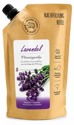 Produktbild von Florex Lavendel Flüssigseife Nachfüllbeutel 500 ml