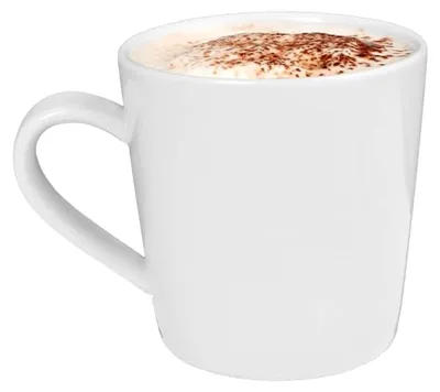 Produktbild von 12er Set Kaffeebecher 0,24 l, Porzellan, Weiß