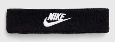 Zdjęcie produktu dla Szeroka opaska Nike Classic z frotte, czarna