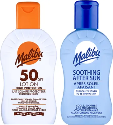 Obrázek produktu pro Malibu SPF50 100 ml balzám + 100 ml balzám na opalování