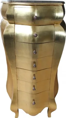Immagine prodotto di Casa Padrino Cassettone barocco oro anticato 131 x 68 x 46 cm - Stile antico