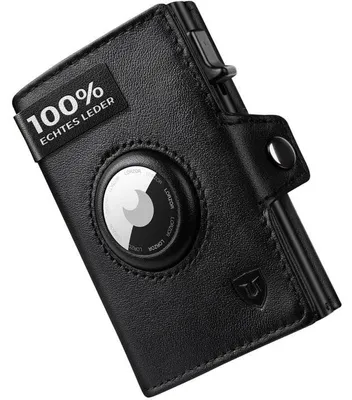 Image de Portefeuille Airtag - Portefeuille pour hommes mince avec protection et compartiment à pièces