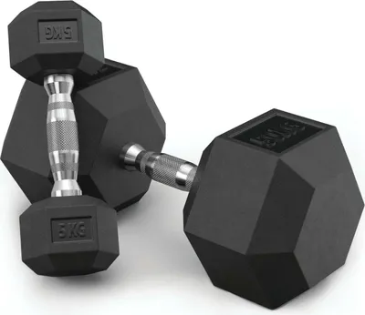 Produktbild von ATLETICA Hexagon Hantel | Paare | PVC Bezug | Schutzummantelung | Langlebig | Geruchsarm