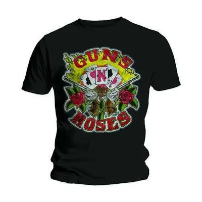 Immagine prodotto di Guns N Roses Cards Uomo Maglietta nera: grande