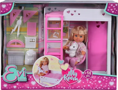 Immagine prodotto di Evi Bambola con Unicorno e Casa Ricca di Accessori