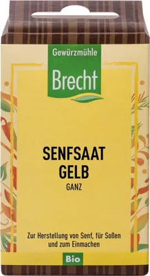 Image de Brecht Gewürzmühle Graines de moutarde jaunes entières NFP 60g,