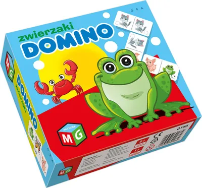 Zdjęcie produktu dla Multigra Gra Domino Zwierzaki dla dzieci