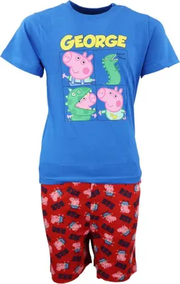 Produktbild von Peppa Pig George Kinder Jungen Pyjama – Blau / 134