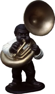 Immagine prodotto di Design Tuba Figura Statua Scultura Figure Sculture Decorazione Decorazioni 4036 Nuovo