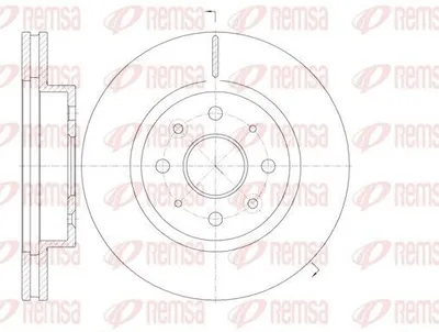 Produktbild von 2x REMSA Bremsscheibe 61103.10 vorne für KIA RIO Kombi (DC) RIO Stufenheck (DC_)