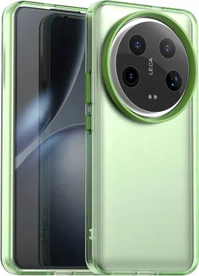 Produktbild von Handyhülle für Xiaomi 14 Ultra Schlank Durchscheinend Matt Stoßfest Schutzhülle Grün