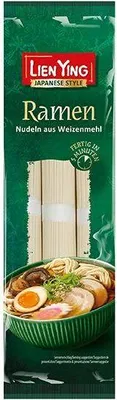Produktbild von Lien Ying Ramen Nudeln aus Weizenmehl 250g vegan Proteinquelle