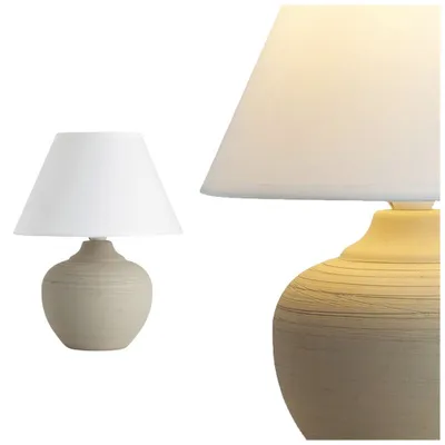 Zdjęcie produktu dla Rabalux 4391, Kremowy, Ceramika, Tkanina, Salon, Nauka, Romantyczny, IP20, E14