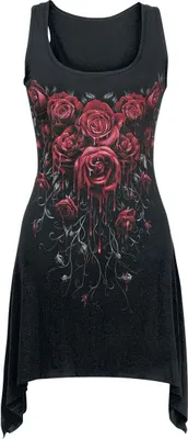 Produktbild von Spiral Direct Top Damen Blood Rose schwarz S