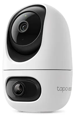 Obrázok produktu pre TP-Link Tapo C245D, IP bezpečnostná kamera, Vnútorný, Bezdrôtový, Stropné / nástenné, Biela, Guľový