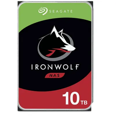 Produktbild von Seagate IronWolf ST10000VN000 - Festplatte - 10 TB - intern - 3.5" (8.9 cm)
