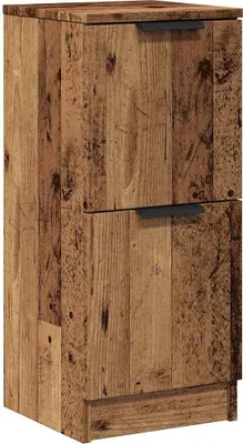 Obrázek produktu pro vidaXL Příborník vzhled starého dřeva 30x30x70 cm materiál na bázi dřeva