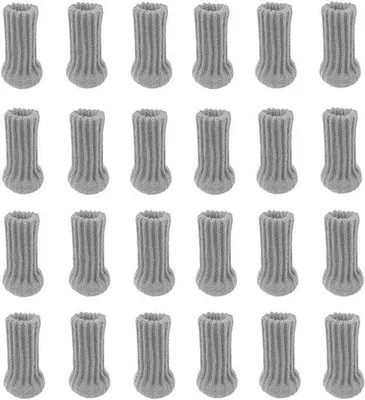 Produktbild von Famanu Möbelbeinsocken 24 Stück - Antirutsch, Grau