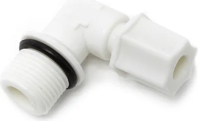 Image de Naturewater Raccord vissé Type Jaco 90° Raccord Tuyau 6,5mm (1/4") & 9,51mm Filet mâle Osmoseur