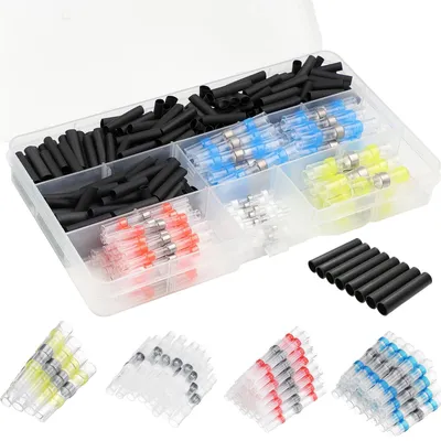 Lötverbinder-Set, 300 tlg., wasserdicht, 10-24 AWG