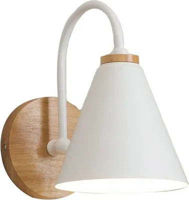 Produktbild von tooLight Wandlampe App933-1W Forest Weiss Glocke 1-Lichtquelle E27 15X15X24Cm