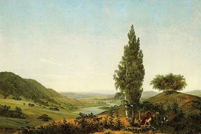 Produktbild von Caspar David Friedrich Kunstdruck Bild - Der Sommer, 1807 (80 x 120 cm)