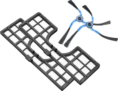 Produktbild von 2in1Set | 2x Filter | 2x Seitenbürsten | Ersatz für Samsung Navibot SR8751 SR8752 SR8759 SR8845 SR8855 SR8895 SR8950 SR8828 SR8830 SR8840 SR8841