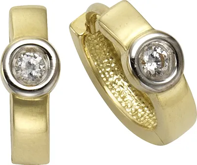 Produktbild von Celesta Gold Ohrring 375/- Gelbgold Zirkonia