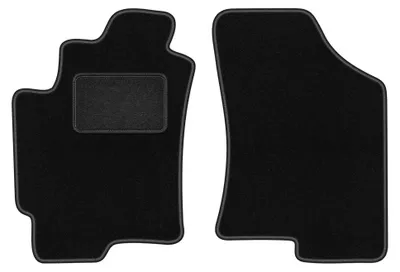 Obrázok produktu pre Predné velúrové koberce pre: Hyundai Elantra III 2000-2006 (sedan) – 2 ks, čierne, na mieru – Wielganizator LUX