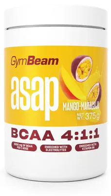 Produktbild von GymBeam - ASAP BCAA, 375 g, Mango Maracuja