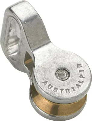 Produktbild von PULLEY 90%B0 alloy, brass 15mm slot, polished